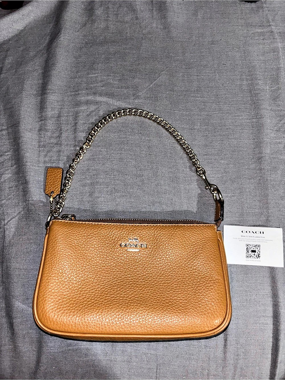 Coach Nolita 19 Brown Pebble